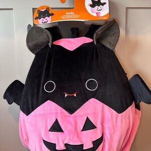 Squishmallows Kids Costume - Emily - Pink and Black Bat Costume